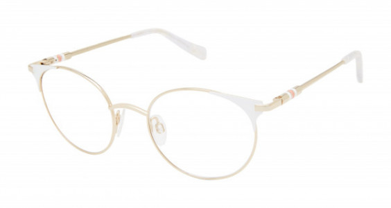 Tura by Lara Spencer LS135 Eyeglasses, Gold / White (GLD)
