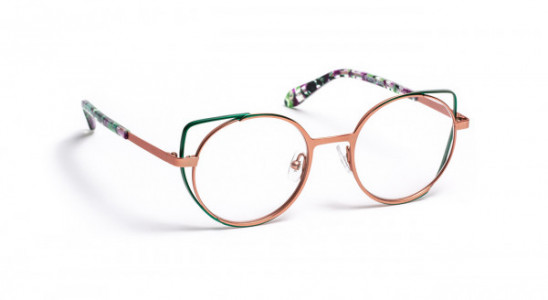 J.F. Rey PM075 Eyeglasses, SATIN PINK GOLD/SATIN GREEN (5540)