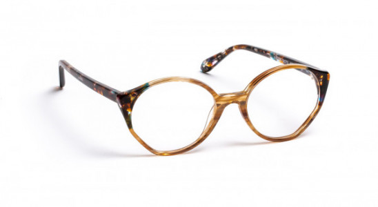 J.F. Rey PA078 Eyeglasses, BROWN/DEMI PURPLE (9075)
