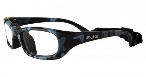 Shaquille O’Neal SHAQ EYE GEAR 102Z Eyeglasses, 126 BLK/CAMO