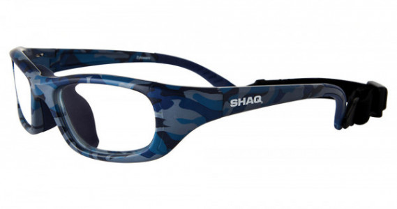 Shaquille O’Neal SHAQ EYE GEAR 102Z Eyeglasses, 147 Matte Blue Camo