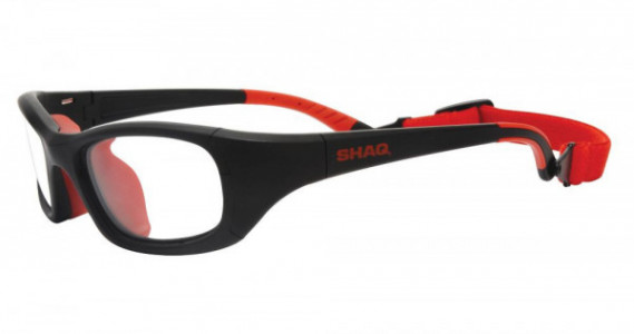 Shaquille O’Neal SHAQ EYE GEAR 102Z Eyeglasses, 239 Black/Red