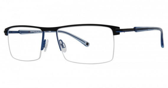 Shaquille O’Neal Shaquille O&#39;Neal 165M Eyeglasses, 172 Blk/Blue