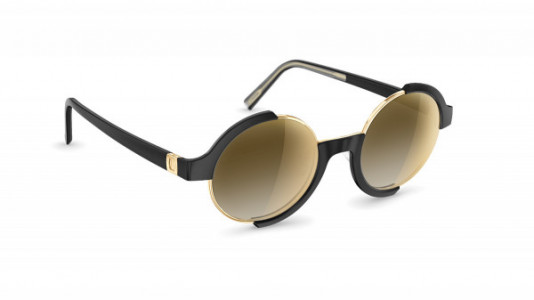 neubau Sigmund &  Carl Sunglasses, Black matte/eclectiv silver 9010