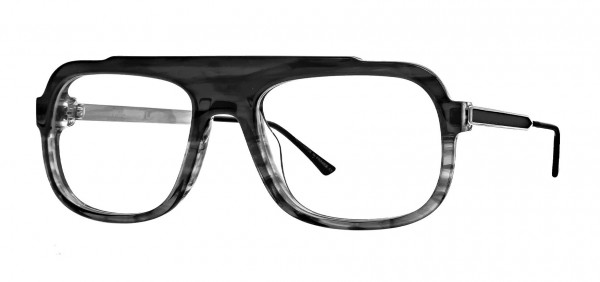 Thierry Lasry BOWERY CLEAR Eyeglasses, Black & Grey