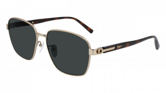 Ferragamo SF502SA Sunglasses, (717) GOLD