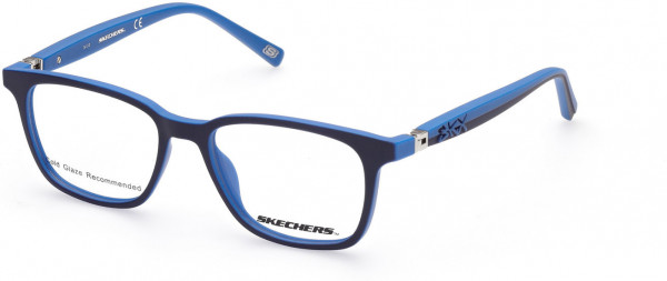 Skechers SE1174 Eyeglasses, 091 - Matte Blue