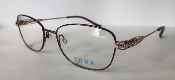 Tura R587 Eyeglasses, Eggplant (EGG)