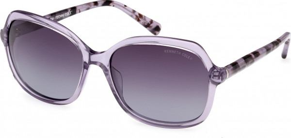 Kenneth Cole New York KC7256 Sunglasses, 81D - Shiny Violet / Coloured Havana