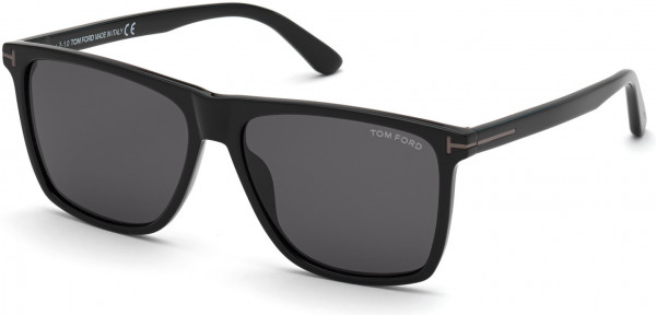 Tom Ford FT0832-N FLETCHER Sunglasses, 01A - Shiny Black / Shiny Black