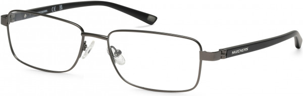 Skechers SE3303 Eyeglasses, 007 - Matte Dark Nickeltin