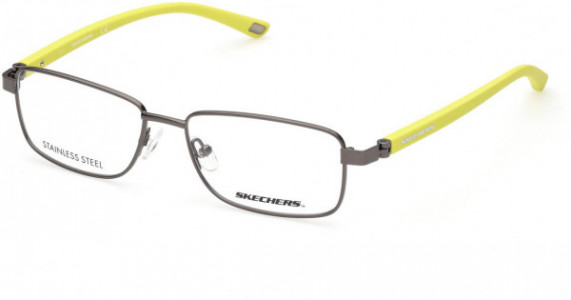 Skechers SE3303 Eyeglasses, 009 - Matte Gunmetal