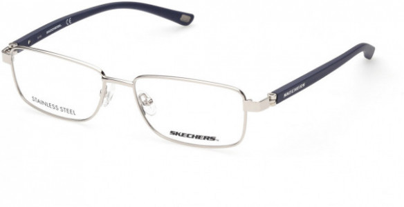 Skechers SE3303 Eyeglasses, 010 - Shiny Light Nickeltin