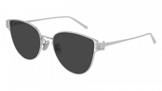 Boucheron BC0113S Sunglasses, 003 - WHITE with GREY lenses