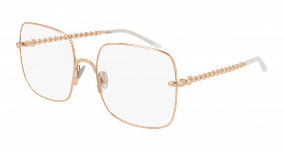 Pomellato PM0105O Eyeglasses, 001 - GOLD with TRANSPARENT lenses
