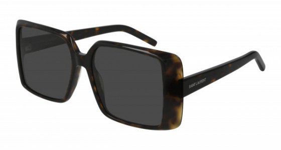Saint Laurent SL 451 Sunglasses, 003 - HAVANA with GREY lenses