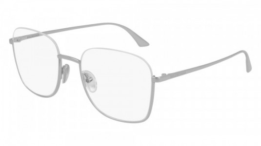 Balenciaga BB0144O Eyeglasses, 002 - SILVER with TRANSPARENT lenses