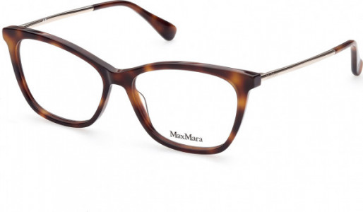 Max Mara MM5009 Eyeglasses, 052 - Dark Havana / Shiny Pale Gold