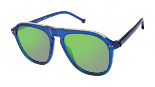 Colors In Optics CS362 MERCER Sunglasses, NVYX NAVY/BLUE FLASH LENS