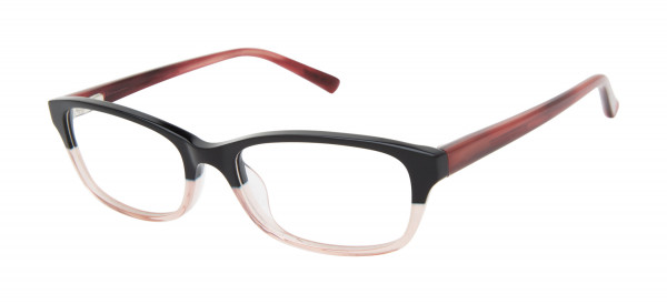 Ted Baker BIO717 Eyeglasses, Black Blush (BLK)
