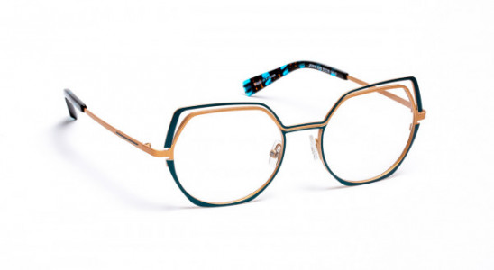 J.F. Rey JF2916 Eyeglasses, BLUE / PINK GOLD (2055)