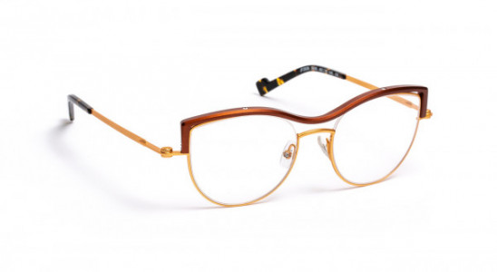 J.F. Rey JF2938 Eyeglasses, BRUSHED GOLD/BROWN (5690)