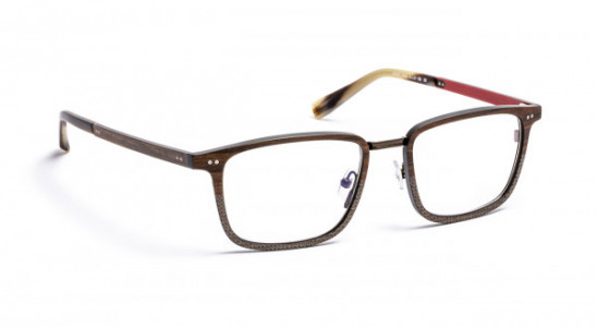 J.F. Rey JF2931 Eyeglasses, WOOD/FIBER GLASS BROWN/RED/KHAKI (9345)
