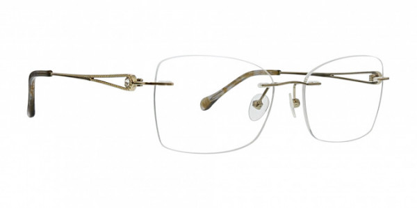 Totally Rimless TR 327 Bria Eyeglasses, Gold