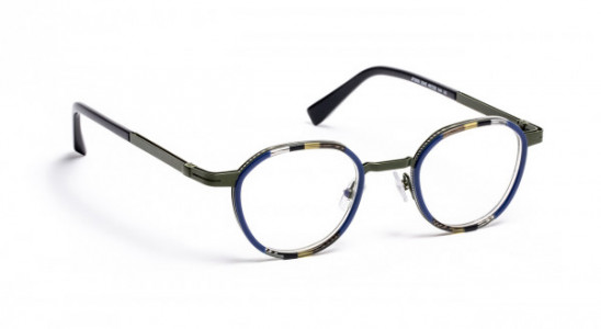 J.F. Rey JF2935 Eyeglasses, STRIPES BLUE BLACK/KHAKI (2545)