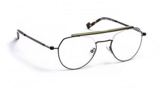 J.F. Rey JF2939 Eyeglasses, BLACK/ALU TOP KHAKI (0045)