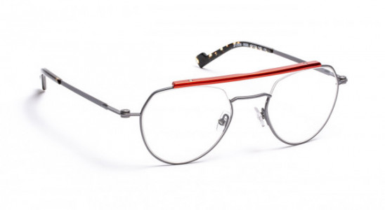 J.F. Rey JF2939 Eyeglasses, DARK GUN/ALU TOP RED (0530)