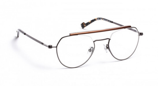 J.F. Rey JF2939 Eyeglasses, RUTHENIUM/ALU TOP BROWN (0590)