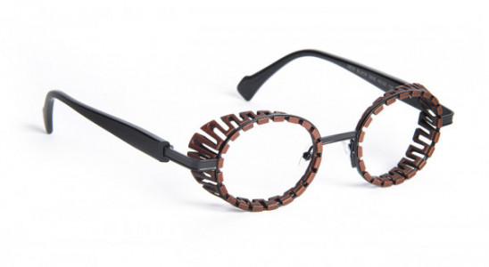 J.F. Rey NEWBLACK Eyeglasses, BROWN / SATIN BLACK (9200)