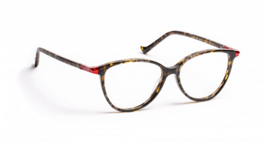 VOLTE FACE QUADRI Eyeglasses, DEMI/RED (9045)