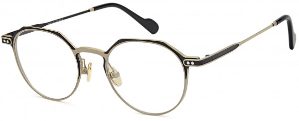 Menizzi M4098 Eyeglasses, 03-Black Gold