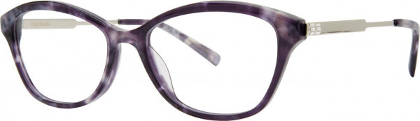 Vera Wang Taffeta Eyeglasses, Violet Tortoise