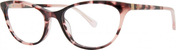 Lilly Pulitzer Ellory Eyeglasses, Pink Tortoise