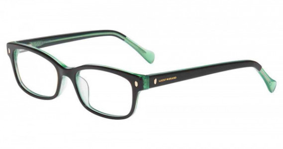 Lucky Brand VLBD230 Eyeglasses, BLACK/GREEN (0BLG)