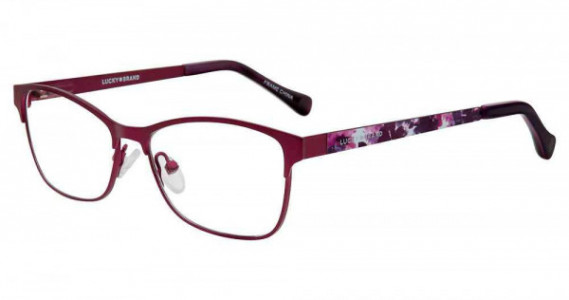 Lucky Brand D713 Eyeglasses, BURGUNDY (0BUR)