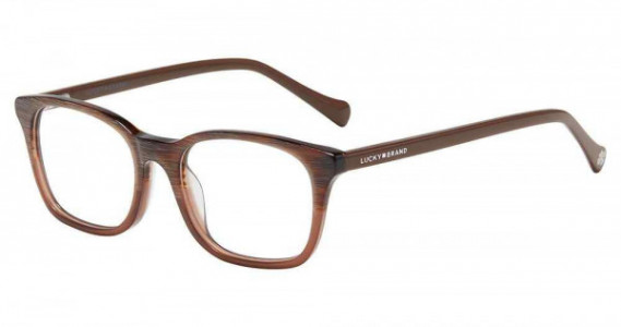 Lucky Brand D818 Eyeglasses, DARK BROWN HORN (0DBR)