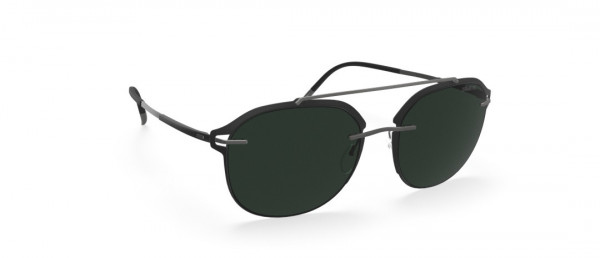 Silhouette Accent Shades 8730 Sunglasses, 9360 SLM POL Green