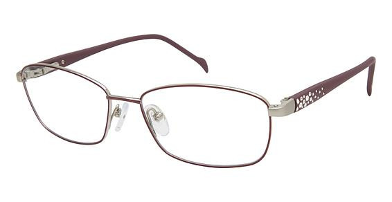 Stepper 50117 SI Eyeglasses, BURGUNDY F082