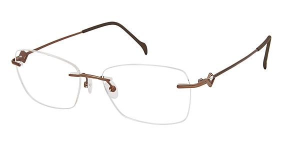 Stepper 96435 SI Eyeglasses, BROWN