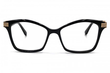 Pier Martino PM6546 LIMITED STOCK Eyeglasses, C4 Black French Gold Crystal