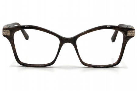 Pier Martino PM6546 LIMITED STOCK Eyeglasses, C5 Brown Marble Gold Crystal