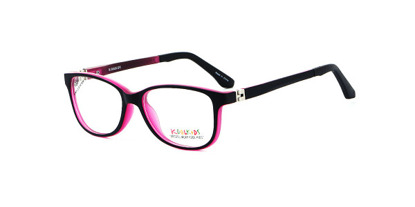 Alpha Viana K-2567 Eyeglasses, C1- matte blk/ pink