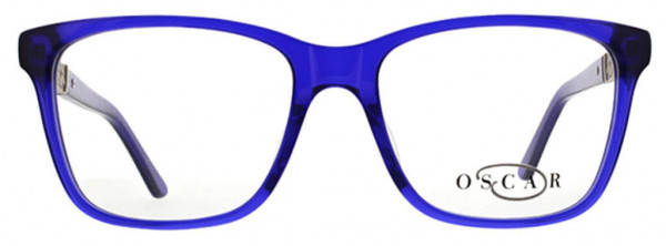 O by Oscar de la Renta OSL461 Eyeglasses, 414 Crystal Blue