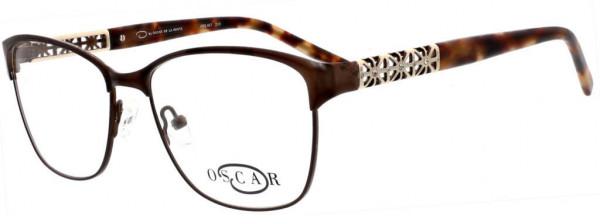 O by Oscar de la Renta OSL467 Eyeglasses, 210 Shiny Brown