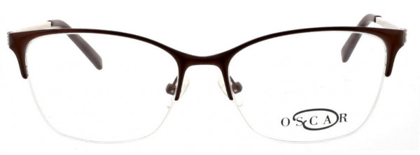 O by Oscar de la Renta OSL468 Eyeglasses, 210 Semi Matte Brown