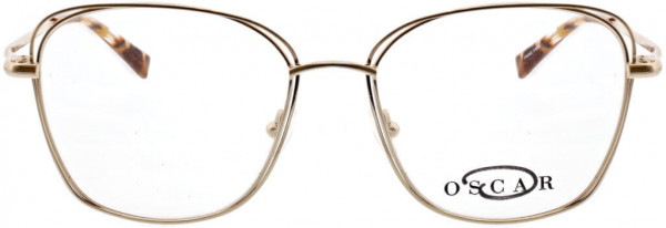 O by Oscar de la Renta OSL740 Eyeglasses, 718 Shiny Light Gold